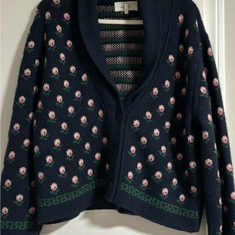 The Great. In Bloom Reversible Cardigan GUC